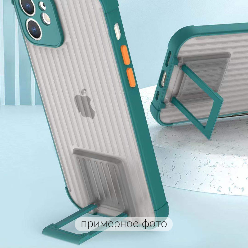 Фото TPU+PC чехол Bracket для Xiaomi Redmi Note 9 / Redmi 10X на vchehle.ua