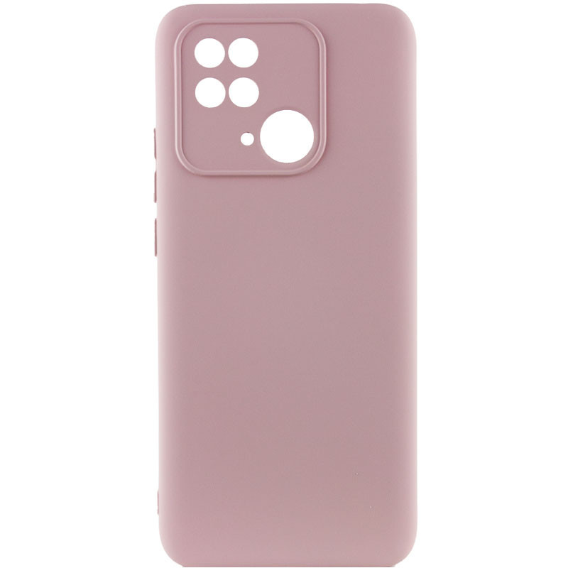 Чохол Silicone Cover Lakshmi Full Camera (AAA) на Xiaomi Redmi 10C (Рожевий / Pink Sand)