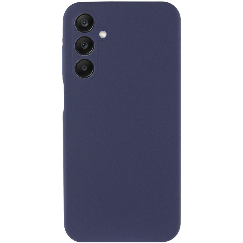 Фото Чехол Silicone Cover Lakshmi Full Camera (AA) для Samsung Galaxy A25 5G (Синий / Midnight Blue) на vchehle.ua