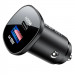 АЗУ Acefast B1 mini 38W (USB-C+USB-A) dual-port metal car charger