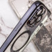 Купить TPU чехол Fibra Chrome with Magnetic safe для Apple iPhone 14 Pro (6.1") (Black) на vchehle.ua