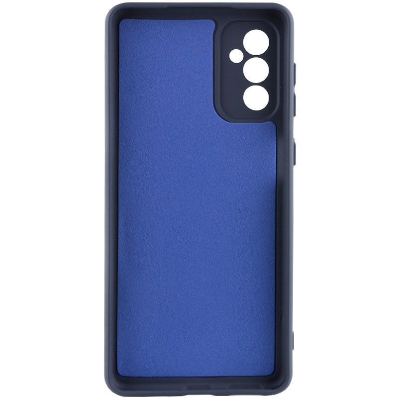 Фото Чохол TPU GETMAN Liquid Silk Full Camera на Samsung Galaxy A55 (Синій / Midnight Blue) на vchehle.ua