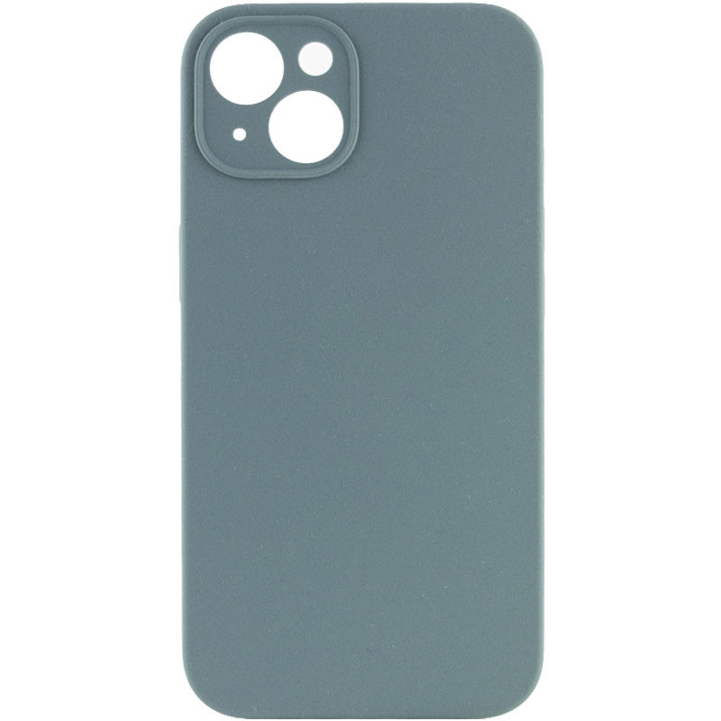 Чохол Silicone Case Full Camera Protective (AA) NO LOGO на Apple iPhone 15 Plus (6.7") (Зелений / Pine green)