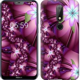 

Чохол Цветочная мозаика для Nokia 6.1 Plus 688794