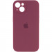 Чохол Silicone Case Full Camera Protective (AA) на Apple iPhone 14 (6.1") (Бордовий / Plum)