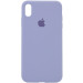 Чохол Silicone Case Full Protective (AA) на Apple iPhone X (5.8") / XS (5.8") (Сірий / Lavender Gray)