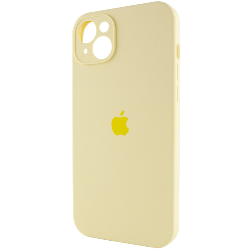 Фото Чехол Silicone Case Full Camera Protective (AA) для Apple iPhone 14 (6.1") (Желтый / Mellow Yellow) в магазине vchehle.ua