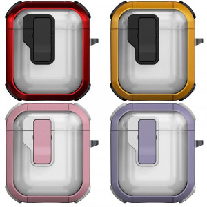 Футляр противоударный Locking Button для наушников Airpods 1/2