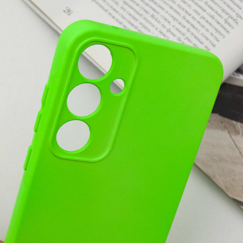 Купить Чехол Silicone Cover Lakshmi Full Camera (A) для Samsung Galaxy A35 (Салатовый / Neon Green) на vchehle.ua