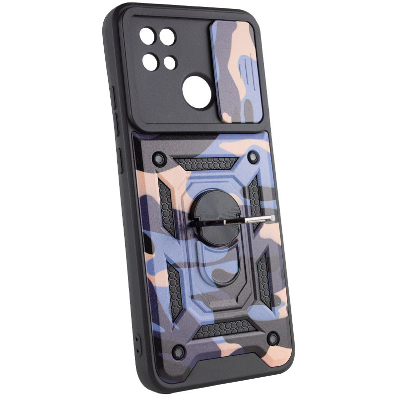 Фото Ударостійкий чохол Camshield Serge Ring Camo на Xiaomi Redmi 9C / 10A (Фіолетовий / Army Purple) в маназині vchehle.ua
