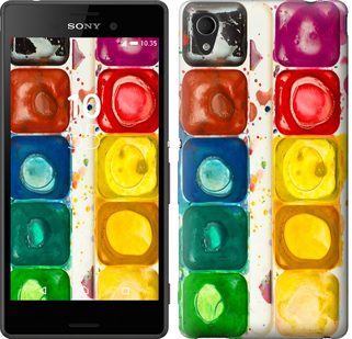 Чохол Палітра фарб на Sony Xperia M4 Aqua E2312