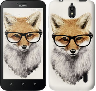

Чехол Лис в очках для Huawei Ascend Y625 634583