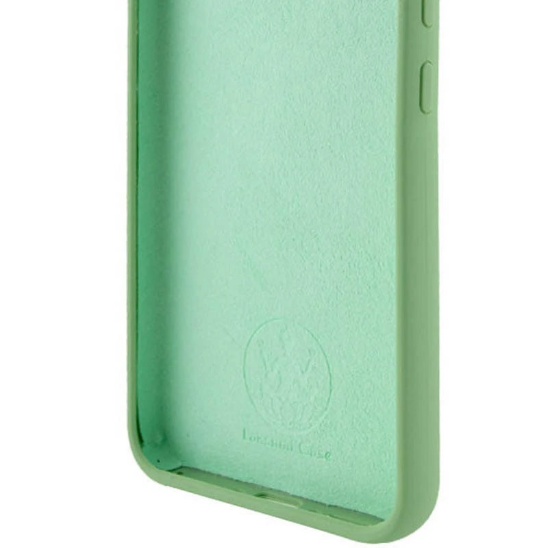 Фото Чохол Silicone Cover Lakshmi Full Camera (AAA) with Logo на Samsung Galaxy S24+ (М'ятний / Mint) на vchehle.ua