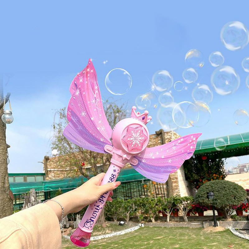 Фото Пістолет із мильними бульбашками SHT 8603 Snow Princess + bottle 130ml (Pink) на vchehle.ua