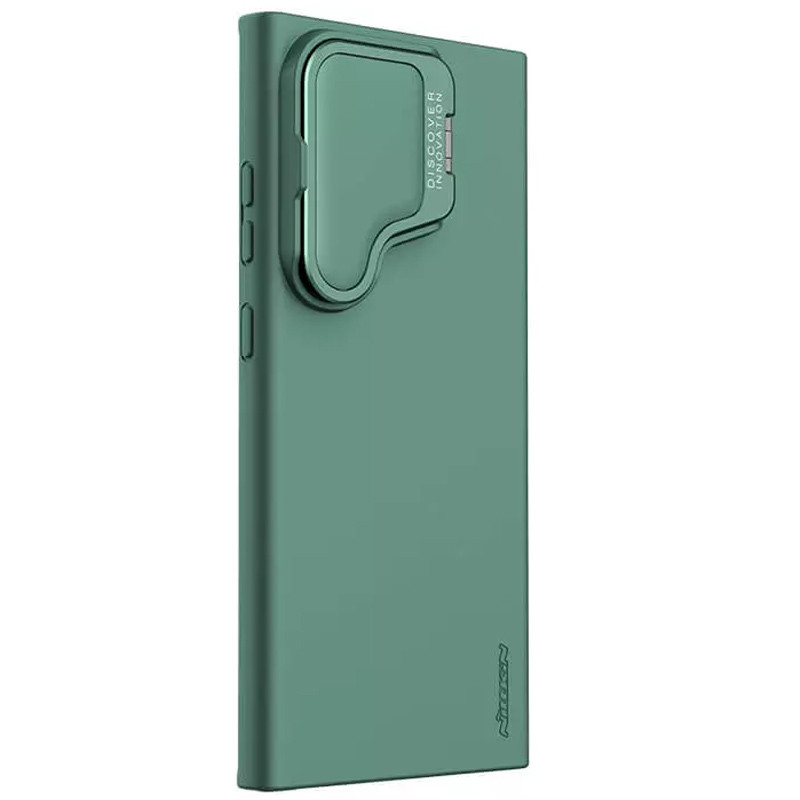 Фото Силіконова накладка Nillkin Camshield Silky Prop на Samsung Galaxy S24 Ultra (Dark Green) в маназині vchehle.ua