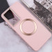 TPU чохол Bonbon Metal Style with Magnetic safe на Samsung Galaxy S22 Ultra (Рожевий / Light Pink) в магазині vchehle.ua