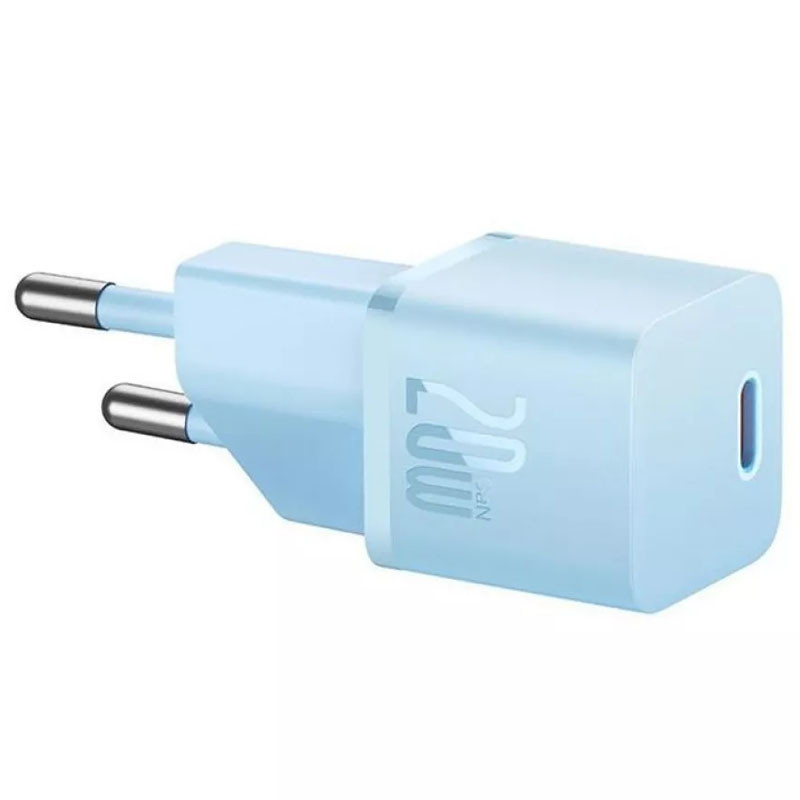 Фото СЗУ Baseus GaN5 Fast Charger (mini) 1C 20W (CCGN05010) (Blue) в магазине vchehle.ua