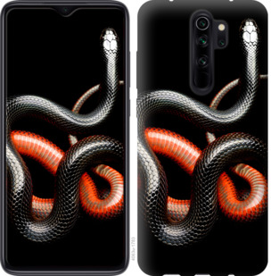 

Чехол Красно-черная змея на черном фоне для Xiaomi Redmi Note 8 Pro 782229
