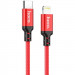 Дата кабель Hoco X14 Double Speed Type-C to Lightning Cable (3m) (Red)