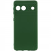 Чохол Silicone Cover Lakshmi Full Camera (A) на Google Pixel 6a (Зелений / Dark green)