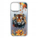 TPU+PC чехол TakiTaki Magic glow для Apple iPhone 14 Pro Max (6.7") (Tiger / White)