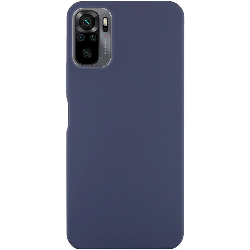 Чохол Silicone Cover Lakshmi (AA) на Xiaomi Redmi Note 10 / Note 10s / Poco M5s (Синій / Midnight Blue)