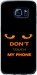 Чохол Don't touch the phone на Samsung Galaxy S6 Edge G925F
