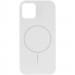Фото Чехол Silicone Case Full Protective (AA) NO LOGO with Magnetic Safe для Apple iPhone 11 (6.1") (Белый / White) на vchehle.ua