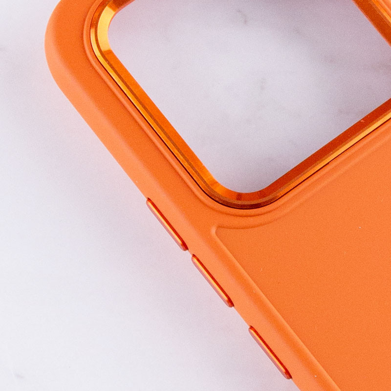 Купити TPU чохол Bonbon Metal Style на Xiaomi Redmi 13C / Poco C65 (Помаранчевий / Papaya) на vchehle.ua
