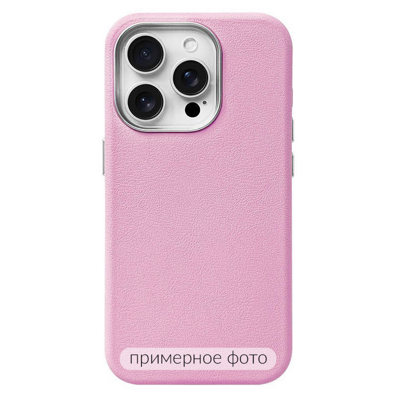 Кожаный чехол Leather Case Metal Buttons для Samsung Galaxy A36 5G / A56 5G (Light Pink)