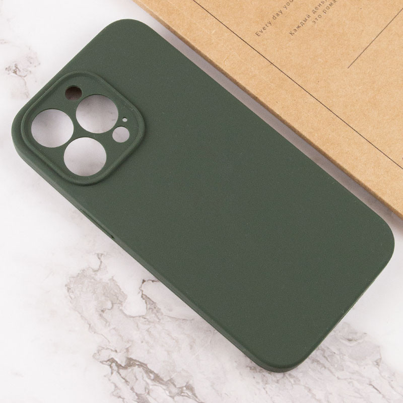 Фото Чехол Silicone Case Full Camera Protective (AA) NO LOGO для Apple iPhone 14 Pro (6.1") (Зеленый / Cyprus Green) в магазине vchehle.ua