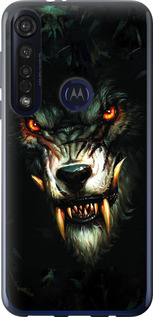 Чехол Дьявольский волк для Motorola G8 Plus