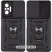 Ударопрочный чехол Camshield Serge Ring для Xiaomi Redmi A5 / Poco C71 (Черный)