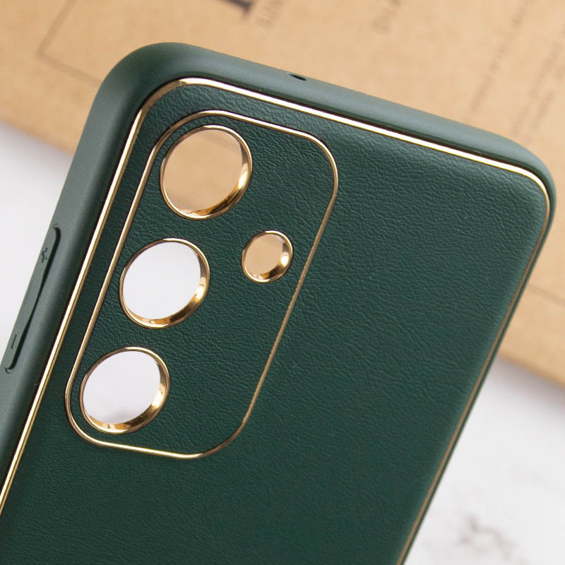 Фото Кожаный чехол Xshield для Samsung Galaxy A25 5G (Зеленый / Army green) на vchehle.ua