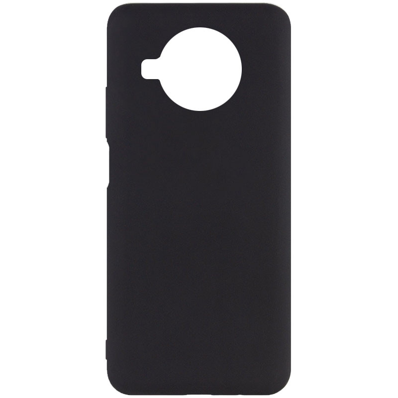 Чохол Silicone Cover Full without Logo (A) на Xiaomi Mi 10T Lite / Redmi Note 9 Pro 5G (Чорний / Black)