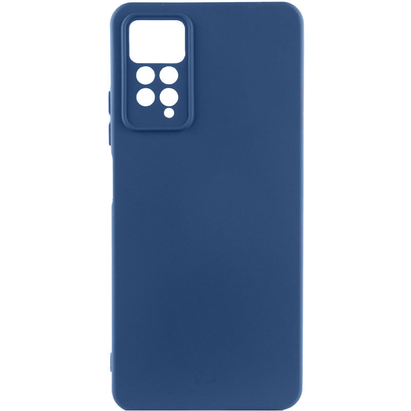 Чохол Silicone Cover Lakshmi Full Camera (A) на Xiaomi Redmi Note 11 Pro 4G/5G / 12 Pro 4G (Синій / Navy Blue)