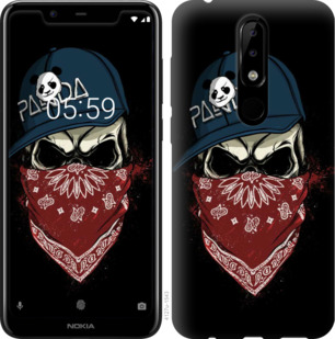 

Чохол Череп в кепці на Nokia 5.1 Plus 878602