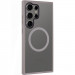 TPU+PC чохол Metal Buttons with Magnetic Safe Colorful на Samsung Galaxy S25 Ultra (Сірий / Grey)