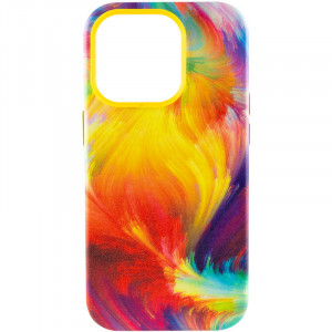 Кожаный чехол Colour Splash with Magnetic Safe для Apple iPhone 14 Pro Max (6.7")