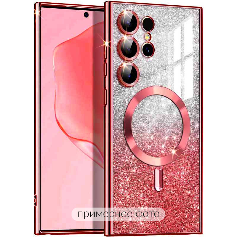 TPU чохол Delight case with Magnetic Safe з захисними лінзами на камеру на Samsung Galaxy S21 (Червоний / Red)
