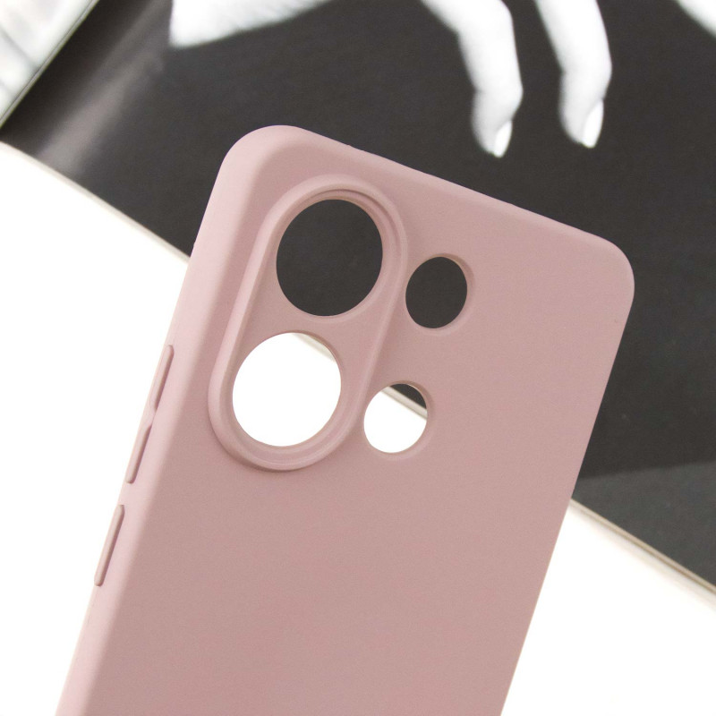 Чохол Silicone Cover Lakshmi Full Camera (A) на Xiaomi Redmi Note 13 4G (Рожевий / Pink Sand) в магазині vchehle.ua