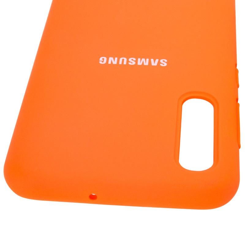 

Чехол Silicone Cover Full Protective (AA) для Samsung Galaxy A50s (Оранжевый / Orange) 708995