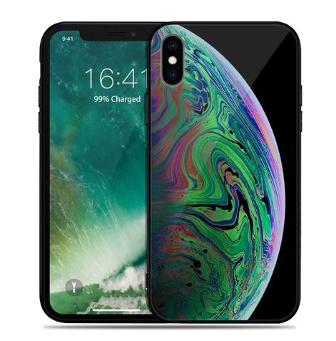 

TPU+Glass чохол Planet для iPhone X (5.8") (Зелений) 680629
