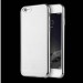 Фото Прозрачный силиконовый чехол для Apple iPhone 6/6s (4.7") с глянцевой окантовкой (Серебряный) на vchehle.ua