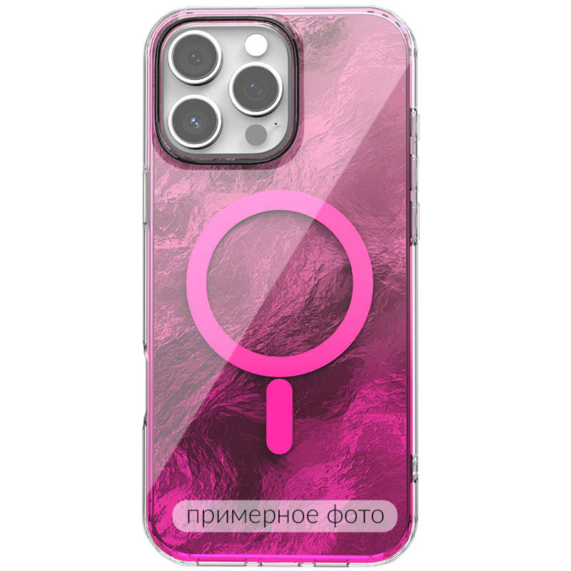 Чехол TPU Shiny Mountain (MagFit) для Apple iPhone 17 (6.3") (Pink)