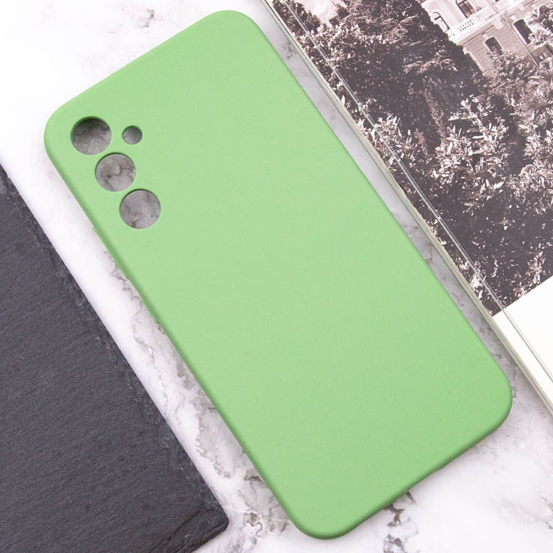 Купить Чехол Silicone Cover Lakshmi Full Camera (AAA) для Samsung Galaxy A35 (Мятный / Mint) на vchehle.ua