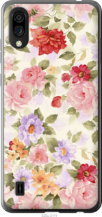 

Чехол Цветочные обои для ZTE Blade A5 2020 1581191