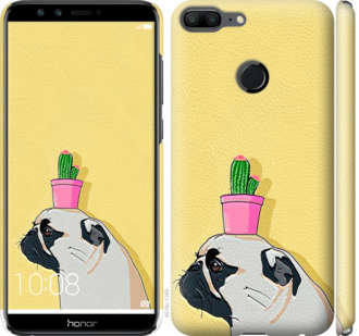 

Чохол Мопс з кактусом на Huawei Honor 9 Lite 795791