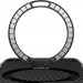 Фото TPU+PC чохол Metal Buttons with Magnetic Safe Carbon Ring на Apple iPhone 17 Pro Max (6.9") (Чорний) на vchehle.ua