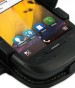 Кожаный чехол Pdair (книжка) для Nokia 701/C7 (Черный) в магазине vchehle.ua